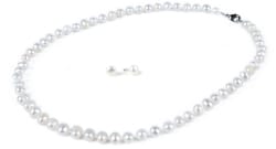 7mm Freshwater Pearl Necklace and Earrings Set