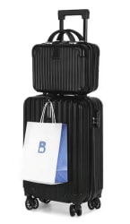 Hikolayae Spinner Luggage with Case 2-Bag Set