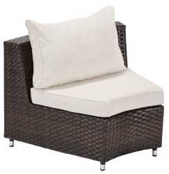 BrylaneHome Rounded Sectional Chair