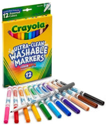 Crayola Fine Washable Markers 12-Pack
