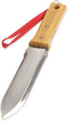 Nisaki 7.25" Hori Tomita Weeding & Digging Knife w/ Leather Sheath