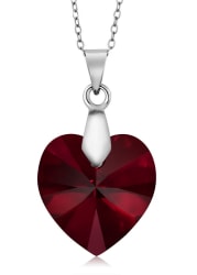 Nirano Collection Siam Red Heart Pendant