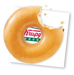 Krispy Kreme Doughnut and Coffee