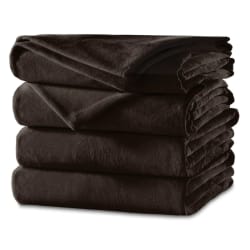 Sunbeam Velvet Plush Heated King Blanket