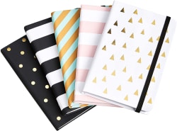 AmazonBasics Bonded Leather Journal 5-Pack