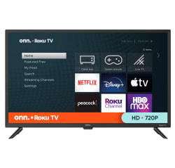 Onn 100012589 32" 720p LED HD Roku Smart TV for $88 + free shipping
