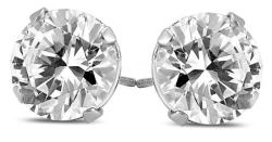 1.5-Total Carat Weight Diamond Solitaire Earrings