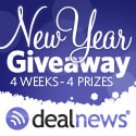 Winner of the MacBook Pro in the New Year Giveaway from dealnews