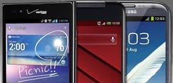 Phablet Comparison: Samsung Galaxy Note II vs HTC Droid DNA vs LG Intuition