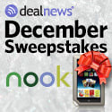 Winner of the Nook in the December Sweepstakes from dealnews