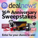 Winner of the DealNews 16th Anniversary Sweepstakes from DealNews