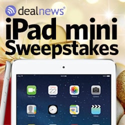 Winner of iPad Mini in the iPad Mini Sweepstakes from DealNews