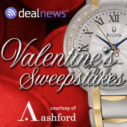 Winner of the Bulova Watch in the Valentine's Day Sweepstakes from DealNews