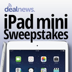 Winner of an iPad mini in the September iPad mini Sweepstakes from DealNews