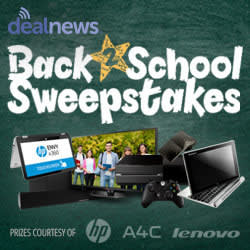 Winner of the Back to School Sweepstakes from DealNews!