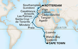 Cape Town to Rotterdam: 10 Amazing Stops Along This 35-Night Cruise
