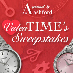 Ashford ValenTIME's Day Sweepstakes Winner