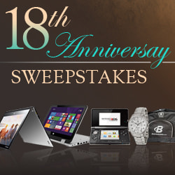 DealNews 18th Anniversary Sweepstakes Winner
