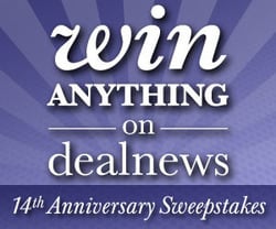 Winner of up to $3000 in deals from dealnews