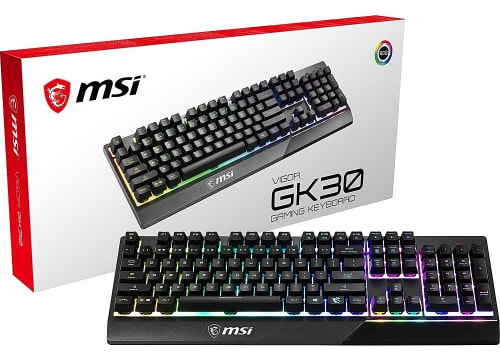 MSI Vigor GK30 RGB Gaming Keyboard for $40 + free shipping