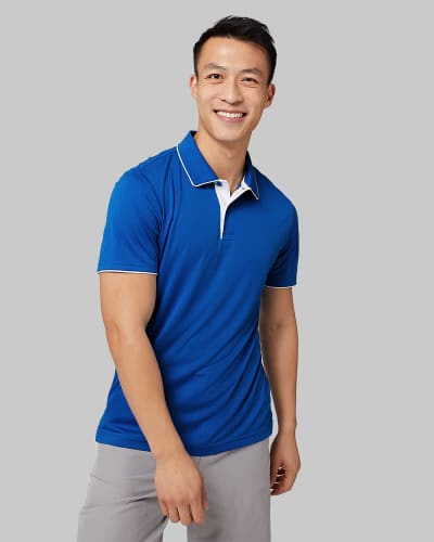 32 Degrees Men's Stretch Flow Tipped Polo Shirt: 3 for $24 + free shipping