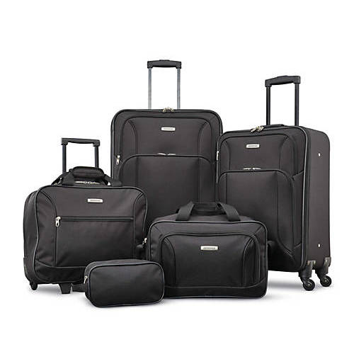 American Tourister 5-Piece Spinner Luggage Set for $175 + free shipping
