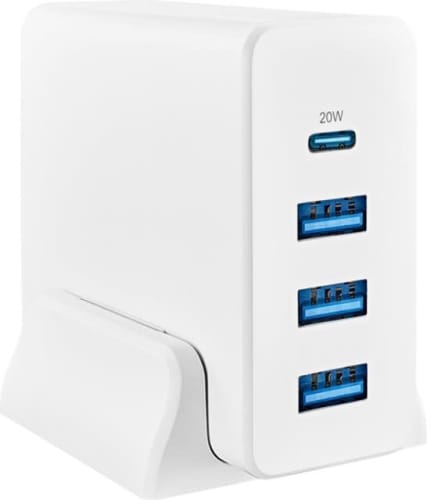 Insignia 47W 4-Port Wall Charger for $18 + free shipping w/ $35