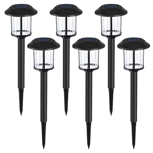 Harbor Breeze 10-Lumen Solar LED Outdoor Path Light 6-Pack for $20 + free shipping w/ $45