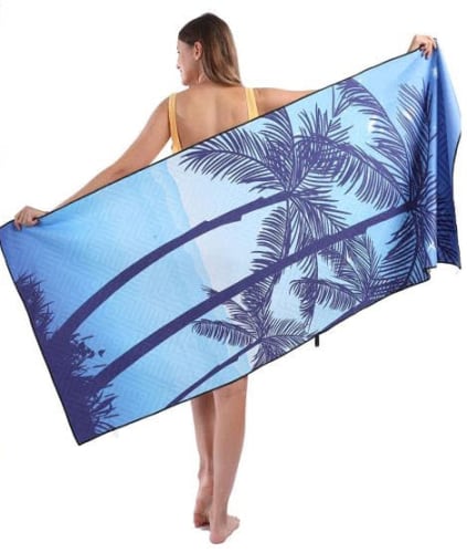 Extra Long Sand-Proof Microfiber Beach Towel for $8 + free shipping