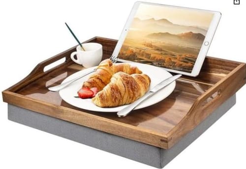 Acacia Wooden Laptop Tray for $20 + free shipping