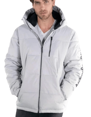 Members Only Men's Twill Block Puffer Jacket for $44 + free shipping