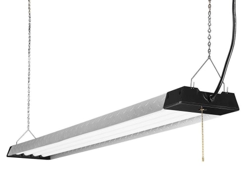 Braun 4-Foot Linkable Diamond Plate LED Hanging Shop Light for $25 + $6.99 s&h