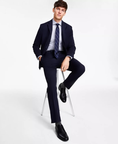 Kenneth Cole Reaction Men's Slim-Fit Ready Flex Stretch Fall Suit for $80 + free shipping