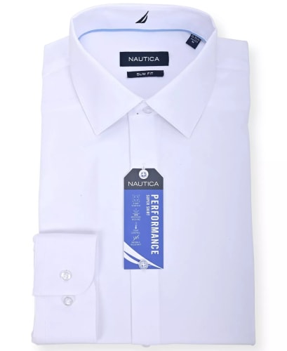 Nautica Men's Slim Fit Supershirt Dress Shirt for $20 + free shipping w/ $25