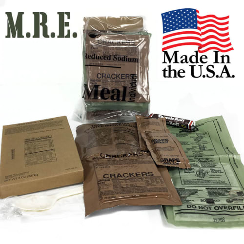 M.R.E. Food Kit w/ Heating System for $6 + $2.99 s&h