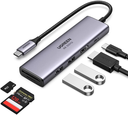 Ugreen 6-in-1 USB-C PD Adapter with 4K HDMI for $23 + free shipping w/ $20