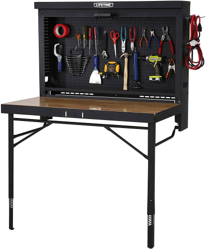 Lifetime 4-Foot Wall-Mounted Folding Work Table for $269 + free shipping