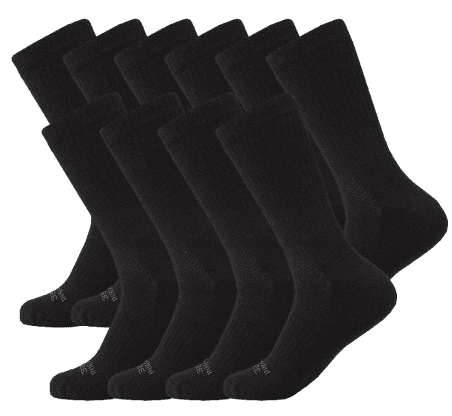 32 Degrees Men's Cool Comfort Crew Socks 5-Pack for $10 + free shipping w/ $23.75