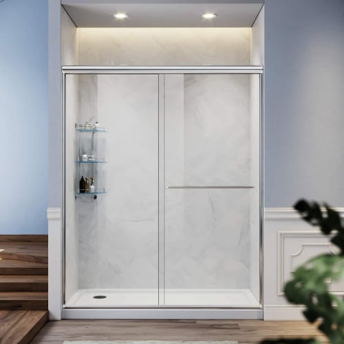Sunny Shower Double Sliding Shower Doors from $279 + free shipping