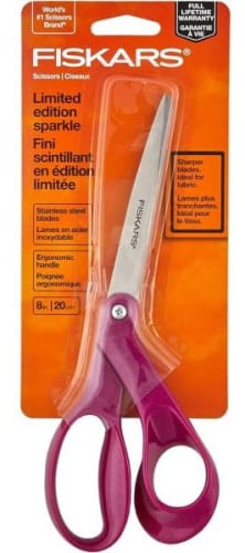 Fiskars 8" Bent Scissors for $5 + free shipping