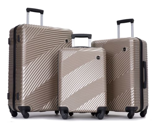 Tripcomp 3-Piece Hardside Luggage Set for $90 + free shipping
