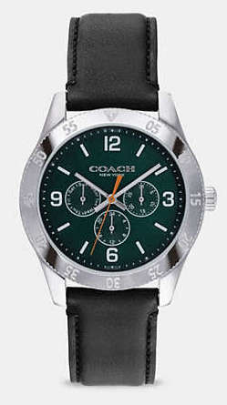 Coach Men's 42mm Casey Watch with Leather Band for $83 + free shipping