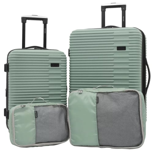 Kensie 4-Piece Hillsboro Expandable Rolling Hardside Collection Set for $110 + free shipping