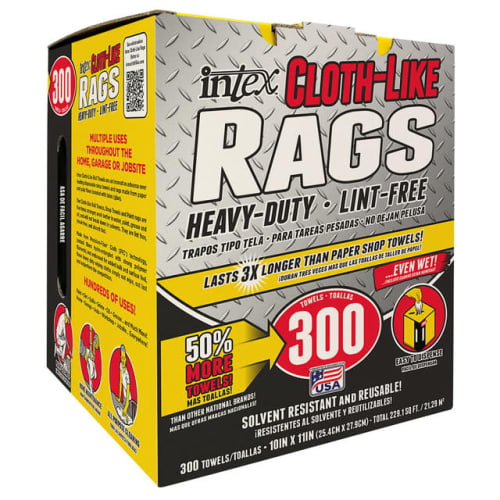 Intex Cloth-Like Rags 300-Pack for $9 + pickup