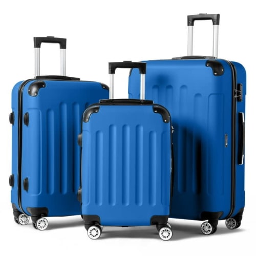 Zimtown 3-Piece Hardside Spinner Suitcase Luggage Set for $100 + free shipping
