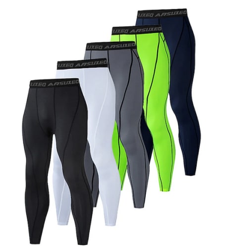 Arsuxeo Men's Compression Tights for $17 for 2 + free shipping