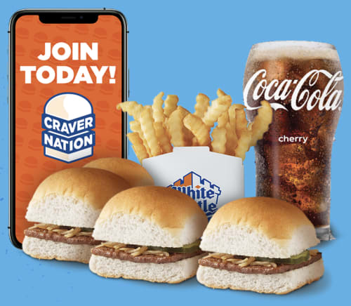 White Castle Original Slider Combo: Free with new account