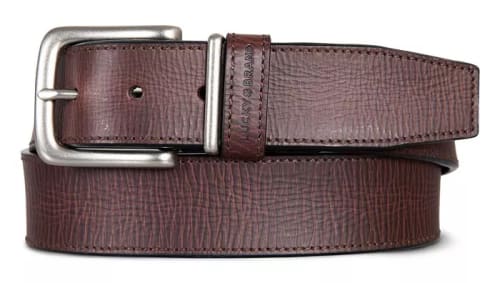 Lucky Brand Men's Leather Jean Belt for $18 + free shipping w/ $25