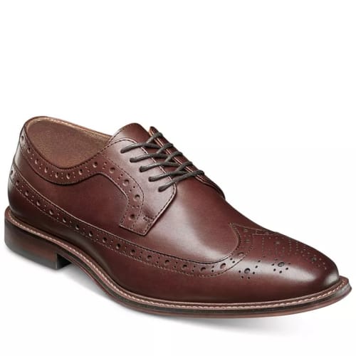Stacy Adams Men's Marledge Leather Wingtip Oxford Dress Shoes for $40 + free shipping