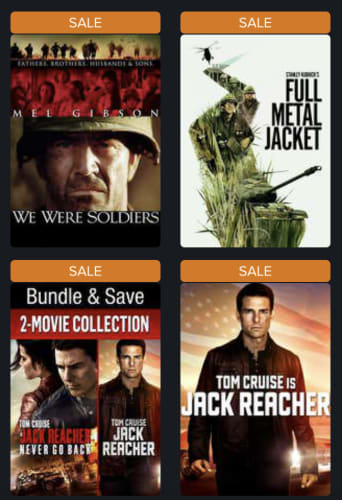 Vudu Memorial Day Sale From $4 to rent, $5 to buy + digital delivery